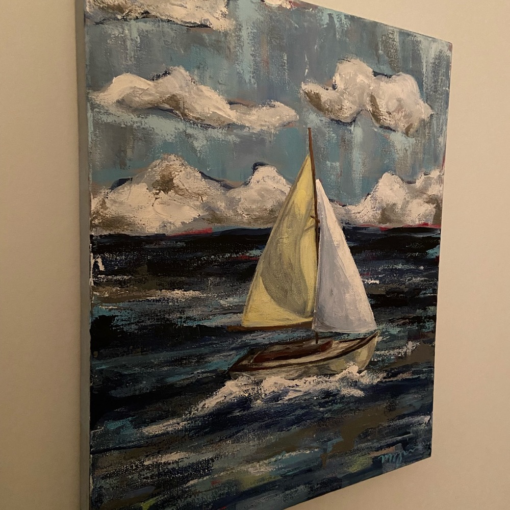 SAILBOAT PAINTING - ORIGINAL